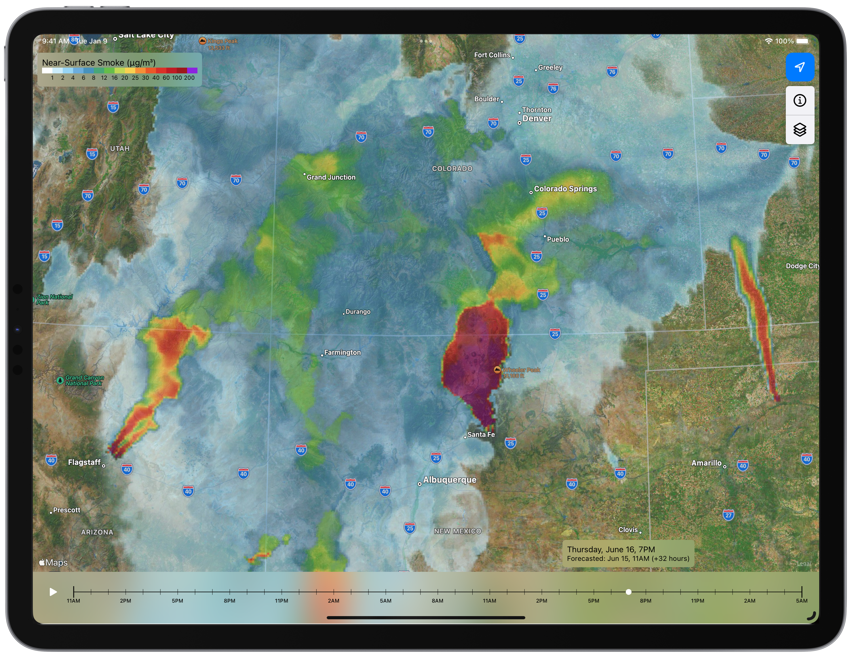 Air Quality Index App Screenshot
